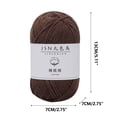 thumbnail image 3 of Wzzjkit Yarn for Crocheting 4 Strands of Combed Milk Cotton Thread Diy Doll Cotton Crochet Thread Wool Ball for Crocheting & Knitting, Gift Beginners and Adults Yarn, 3 of 4