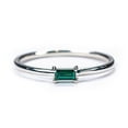 thumbnail image 4 of East-West Stackable Baguette Birthstone Ring - Garnet (January), 4 of 5