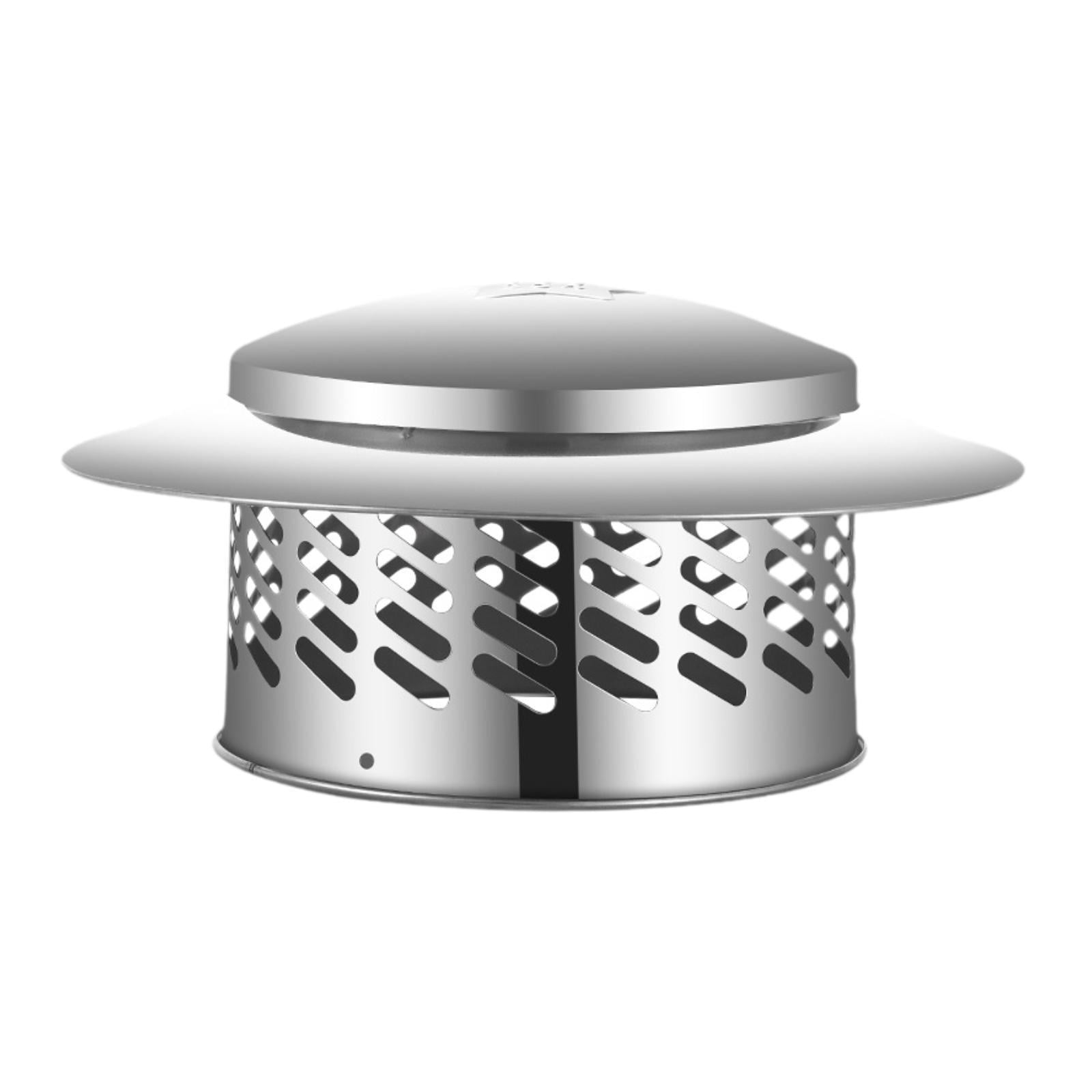 Tnarru Chimney Raining Cap Roof Vent Cap Protection Snow Dust Protection Heating Cool Air Vent Chimney Flue Cover Vent Cover Outside M