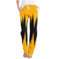 thumbnail image 1 of FAIWAD Womens Linen Pants Straight Leg Loose Drawstring Sweatpants Summer Plus Size Lounge Joggers Pants, 1 of 4