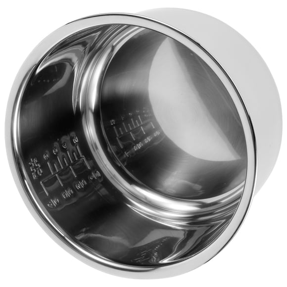 OULII Stainless Steel Pot Rice Cooker with Steel Bowl for Cooking 1Pack