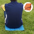 thumbnail image 1 of HEVIRGO Coussin Pliant en Mousse Imperméable pour Camping en Plein Air Pique-Nique Parc, Rouge, 1 of 10