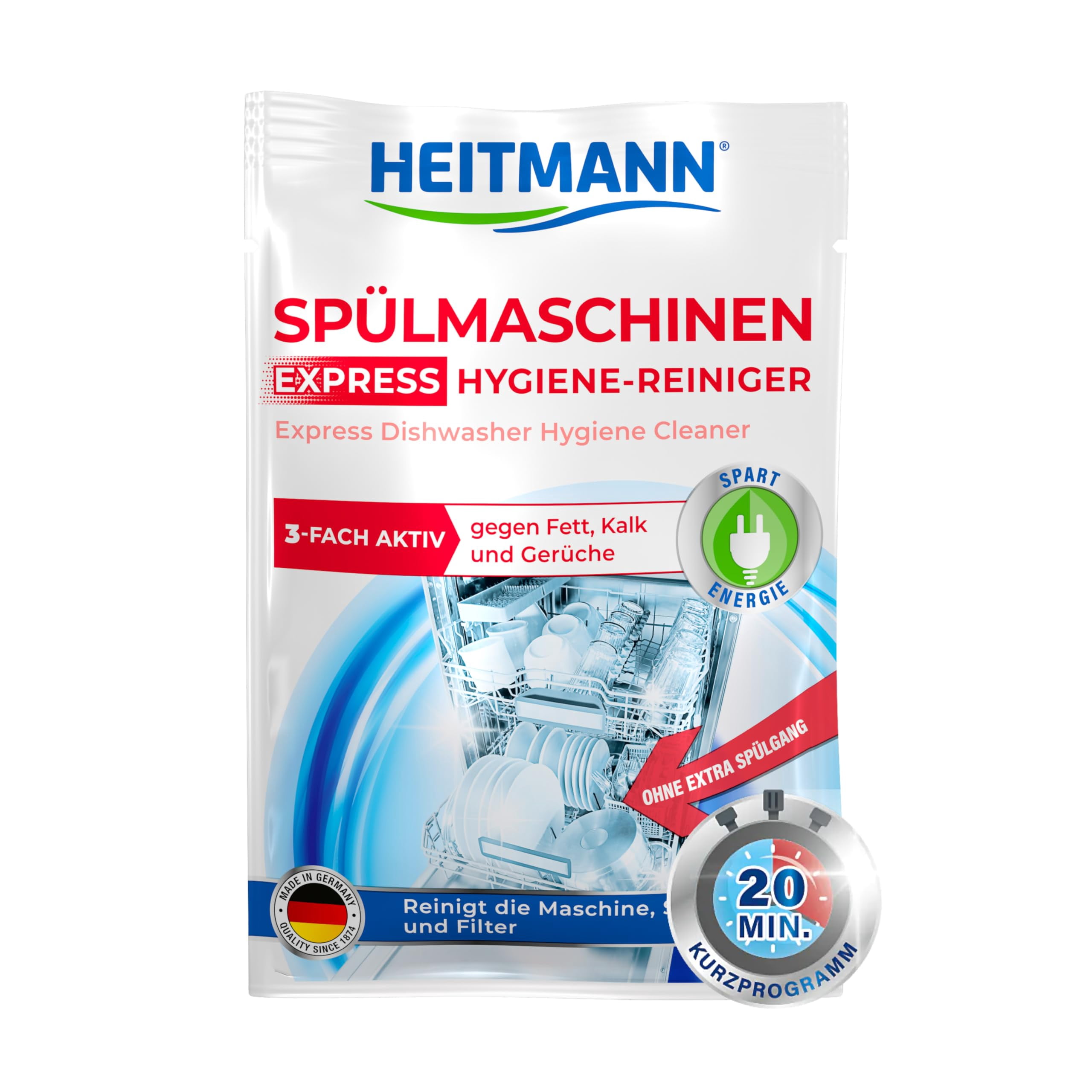 Heitmann Express Dishwasher Hygiene Cleaner 30 g