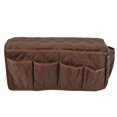 thumbnail image 2 of Couch Support à Distance, Canapé Organisateur Simple Confortable Raisonnable Mise en Page Poche Conception Étanche à la Poussière Rétro Mode pour Téléphone Mobile Café, 2 of 8