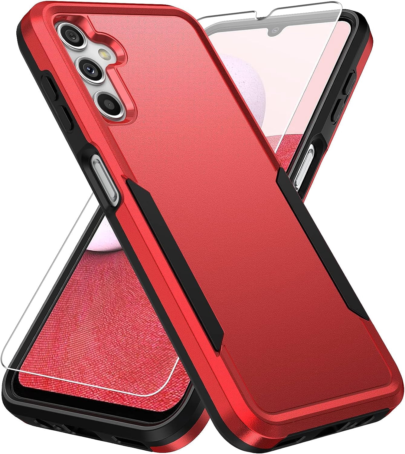 MYKOMI for Galaxy A14 5G Phone Case,Samsung Galaxy A14 5G Case with Screen Protector,Heavy-Duty Tough Rugged Shockproof Protective Phone Case for Samsung A14 5G