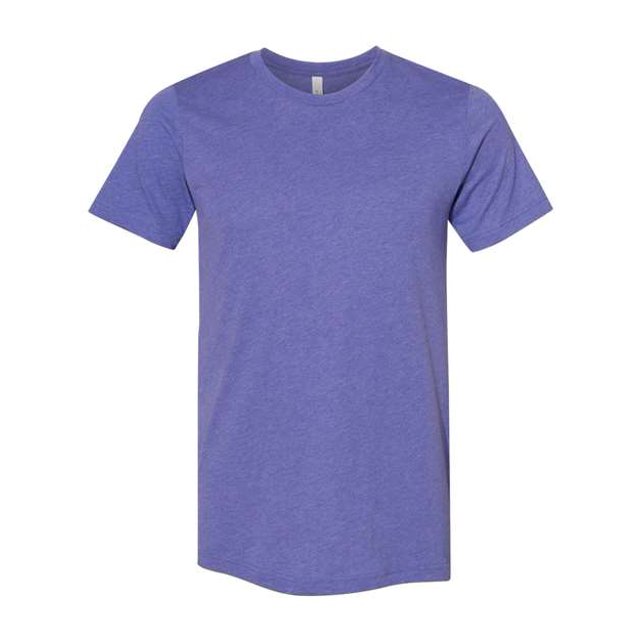 BELLA+CANVAS T-Shirt Jersey CVC pour Homme, 3TG, Lapis Chiné