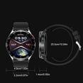 thumbnail image 4 of Thinsony Full Round Touch Mechanical Button Operations Long Battery Life Smart Watch Smart Watch With Earbuds golden, 4 of 6