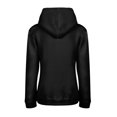 thumbnail image 4 of MAWCLOS Ladies Sweatshirt Pocket Hoodies Solid Color Hooded Tops Casual Fall Drawstring Pullover Black XL, 4 of 6