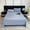 Blue#7, variant on Holiday Gifts! Gspmoly Solid Color Bed Sheet Person Bed Sheet Washed Cotton Quilt Sheet Holiday Gifts