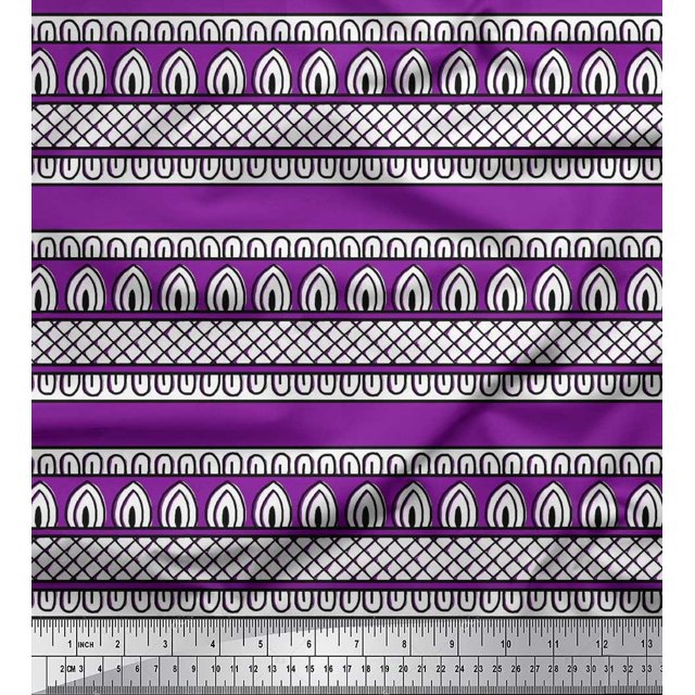 Soimoi Toile de Coton Tissu Imprimé Yard 56 Pouces de Large