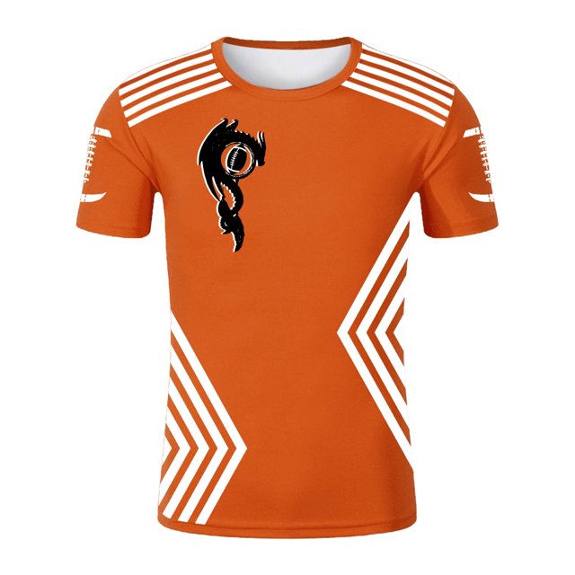 LUOGENLI T-shirts pour Hommes T-shirts Actifs à Col Rond pour Hommes T-shirts de Course Athlétiques Gym Entraînement Manches Courtes Tee Tops Tee T-shirts Hommes Blanc Pâques Orange XXXXXL