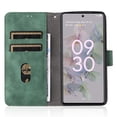 thumbnail image 3 of For Google Pixel 6A PU Leather Flip Case Card Slots Holder Kickstand Book Folding Folio Cover-Green, 3 of 5