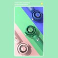 thumbnail image 3 of Unatoiry Portable Handheld Fan Rechargeable Adjustable Summer Sleep Cooling Travel Carrying Office Face Hand Desktop Cooler Yellow, 3 of 6