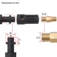 thumbnail image 4 of Miulika Foam Pressure Washer Attachments Power Washer Accessories Foam Nozzle, 4 of 8