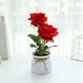 thumbnail image 4 of 1 Set Fausse Fleur Simulation Plastique Résistant à l'Usure Éternel Pot de Fleur Artificielle pour la Maison, 4 of 9
