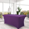 thumbnail image 2 of Elastic Tablecloth Decorative Close-fitted Unique Banquet Rectangular Table Cover, 2 of 5