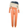 thumbnail image 5 of Kcodviy Femmes Manches Longues Couleur Costume de Douche Bloc Patchwork Col Ras du Cou T Costumes Formels pour Chemise Haut Blouse et Ensembles de Costumes pour Femmes Pantalons Longs Leggings Décontracté Petite Ensemble de Tenue de Costume, 5 of 5