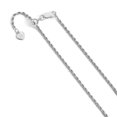thumbnail image 1 of Leslie's Sterling Silver 2 mm Adjustable D/C Rope Chain (Weight: 8.83 Grams, Length: 30 Inches), 1 of 2