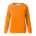 thumbnail image 4 of Qertyioot Chandails à Manches Longues pour Femmes, Mode Chandail Décontracté à Col Rond pour Femmes, Hauts Blouse, 4 of 4