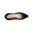 thumbnail image 4 of BLISSFUL STEP Chaussures Plates en Maille à Enfiler à Bout Pointu pour Femmes Noir 9, 4 of 8