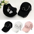 thumbnail image 4 of maskred Stylish Hat For Men Casual Comfort And Sun Protection Easy To Wear Outdoor Activities Baseball Cap Pink Adjustable 1Set, 4 of 6