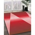 thumbnail image 3 of Ahgly Company Tapis d'Intérieur Rectangulaires Transitionnels Rouges Lavables à la Machine, 2 Pieds x 5 Pieds, 3 of 7
