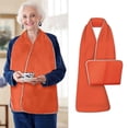 thumbnail image 1 of Adult Waterproof Bib For Elderly Oil And Drools Resistanting Dining Scarf, 1 of 6