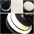 thumbnail image 2 of 3" 4" 5" 6" 7" Lambs Wool Buffing Polishing Pads Bonnets Sanding Car Buffer Pad 7 inch, 2 of 10