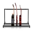 thumbnail image 2 of Pyle Portable Multi Instrument 9 Space Guitar Floor Stand Rack Holder, 2 of 8