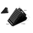 thumbnail image 2 of LOLIPPYY 1Pack Rubber Wheel Chock Parking Blocks Black for Truck Vehicle Stabilization, 2 of 8