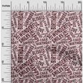 thumbnail image 2 of oneOone Viscose Chiffon Red Fabric Text Dress Material Fabric Print Fabric By The Yard 42 Inch Wide, 2 of 5