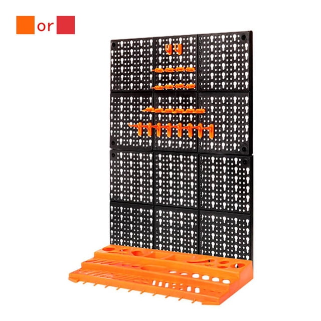 Organisateur de Bacs de Pièces, Bacs Muraux, Organisateur de Bacs de Pièces pour Système de Rangement de Garage et d'Atelier