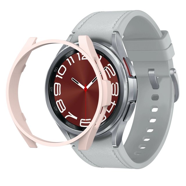WIFKLSIIPG Compitable with Samsung Galaxy Watch6 Classic 47mm Watch Case Protective Case Half Pack PC Hollow Case Watch Accessories