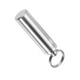 thumbnail image 4 of Stainless Steel Pill Holder Keychain, Compact Waterproof Medicine Container for Traveling Emergency, CNC Precision Machining, and Smooth  Finish, 4 of 7