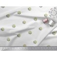 thumbnail image 3 of Soimoi Tissu Satin Modal Feuilles & Floral Imprimé au Mètre 42 Pouces de Large, 3 of 3