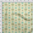 thumbnail image 3 of oneOone Cotton Flex Fabric Spiral & Floral Block Print Fabric By Yard 40 Inch Wide, 3 of 4