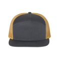 thumbnail image 1 of Richardson Seven-Panel Trucker Cap, One Size, CharcoalOld Gold, 1 of 3