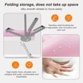 thumbnail image 3 of Soges Foldable Pilates Reformer Machine for Home Use, Portable Pilates Reformer Machine Equipment with Springs & colorful Elastic Cords,Pilates Equipment for All Level Users, Up to 330lbs, Pink, 3 of 9