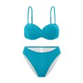 thumbnail image 4 of Women's High Waisted Bikini Two Piece Swimsuit - Vintage Retro Ruched Print Design - Push Up Support with Boyshorts Bottom, 4 of 5
