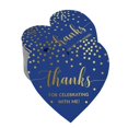 thumbnail image 1 of Inkdotpot Pack Of 50 Real Gold Foil Paper Tags Thanks For Celebrating With Me Birthday Favor Hang Tags, 1 of 6