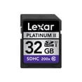 thumbnail image 1 of Lexar Platinum II - Flash memory card - 32 GB - Class 10 - 200x - SDHC UHS-I, 1 of 1