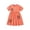 Orange, variante sur Robes pour Filles Enfants Tout-Petits Filles Été Robe en Coton Dentelle Manches Courtes à Volants Évasée Midi Décontractée Robes Bébé Orange 2 Ans-3 Ans