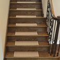 thumbnail image 2 of Ottomanson Escalier Collection Non-Slip Rubberback Solid 8.5" x 26" Indoor Stair Treads, 2 of 6