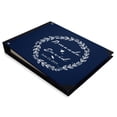 thumbnail image 2 of Darling Souvenir Blue Leaves Wreath Wedding Guest Book Hardbound Guest Sign-In Book Guest Registry Guestbook-9 x 12 Inches, 2 of 5