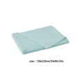 thumbnail image 3 of Ohufall Queen Size Sheet Solid Color Plain Bed Sheet Dorm And Home Daily Use, 3 of 6