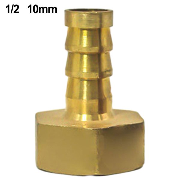 suyin Brass Barb Bsp Female Thread Connector Tail Pipe Hose Fitting 1/2In Rain Darrel