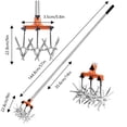 thumbnail image 3 of SIfdSeng Get it Fast Tiller Cultivator for Garden and L Awn Cultivator Tool Interchangeable Impellers Adjustable Handle Adjustable Garden Manual Ro Tary Tiller, 3 of 6