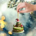 thumbnail image 5 of Stole Acrylic Pendant Tree Decoration  1PC Decoration How The Stole With Present Ornament, 5 of 5