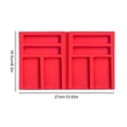 thumbnail image 4 of QualitChoice Painting Point Drill Tray Multi-Boat Beading Storage Tray Point Drill Pen Drill Clay Organizer Storage Box DIY Craft Red storage tray 1Set, 4 of 6