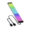 thumbnail image 4 of Miulika ARGB Motherboard Extension Cable LED Light Strip Bar for PC Computer Chassis Black 8 Strips, 4 of 7